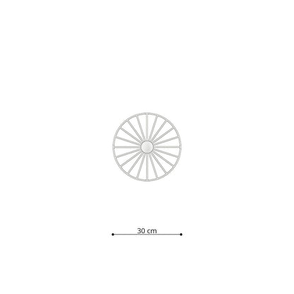 Applique Plafonnier Modulable Ronde 30 cm Noir