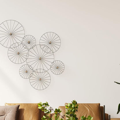 Applique Plafonnier Modulable Ronde 30 cm Noir