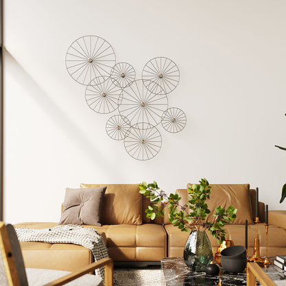 Applique Plafonnier Modulable Ronde 45 cm Noir