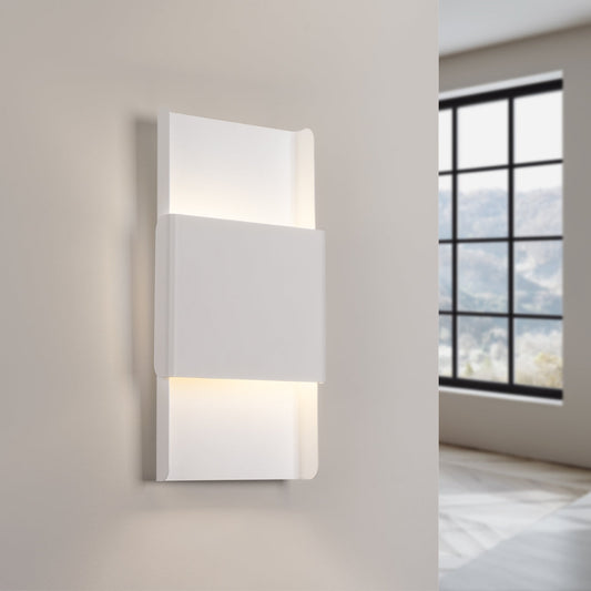 Applique Plaque Acier Blanc
