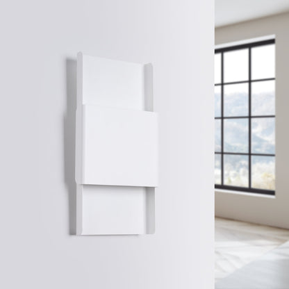 Applique Plaque Acier Blanc