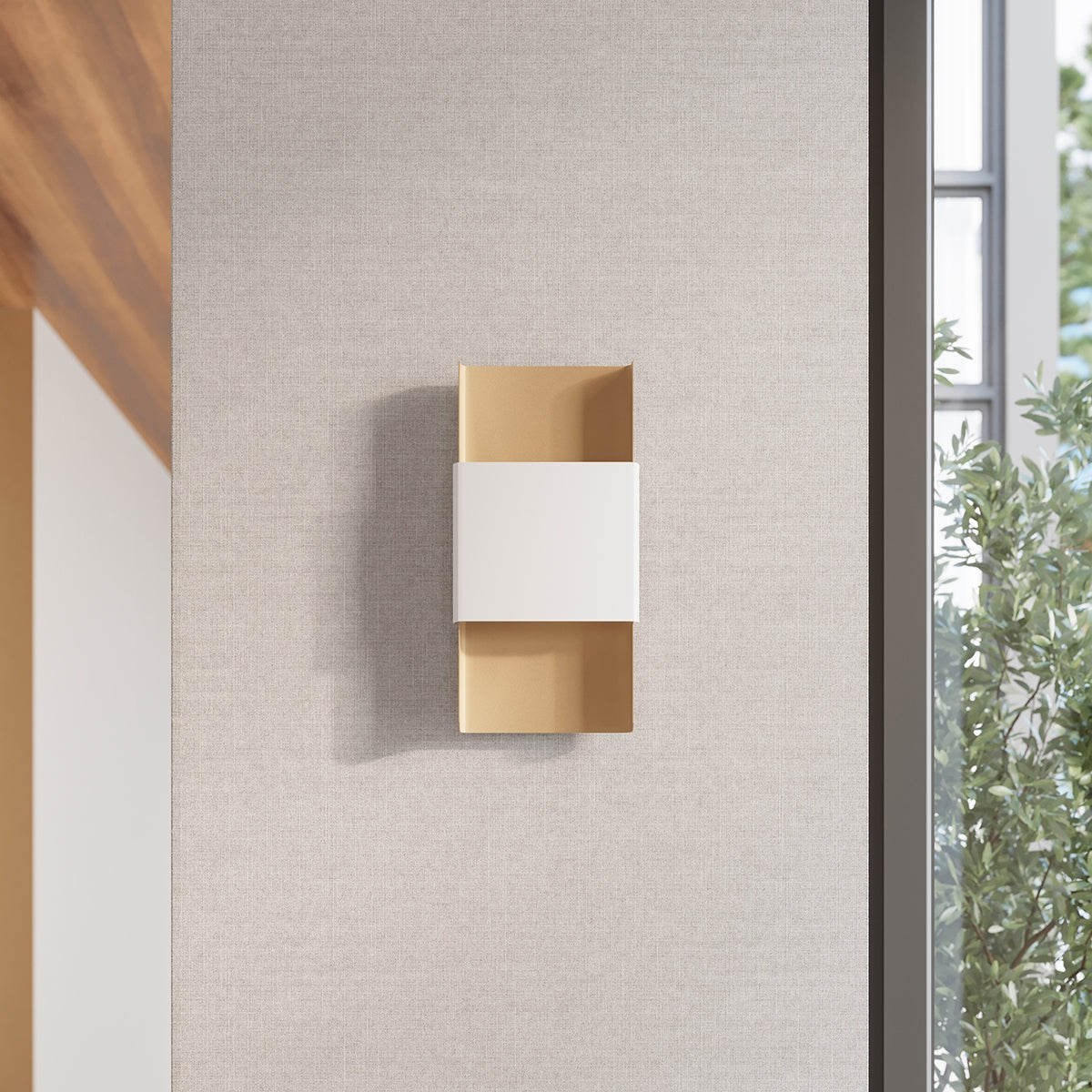 Applique Bicolore Or et Blanc