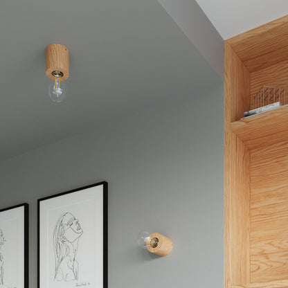 Applique Pure Circulaire Bois Naturel