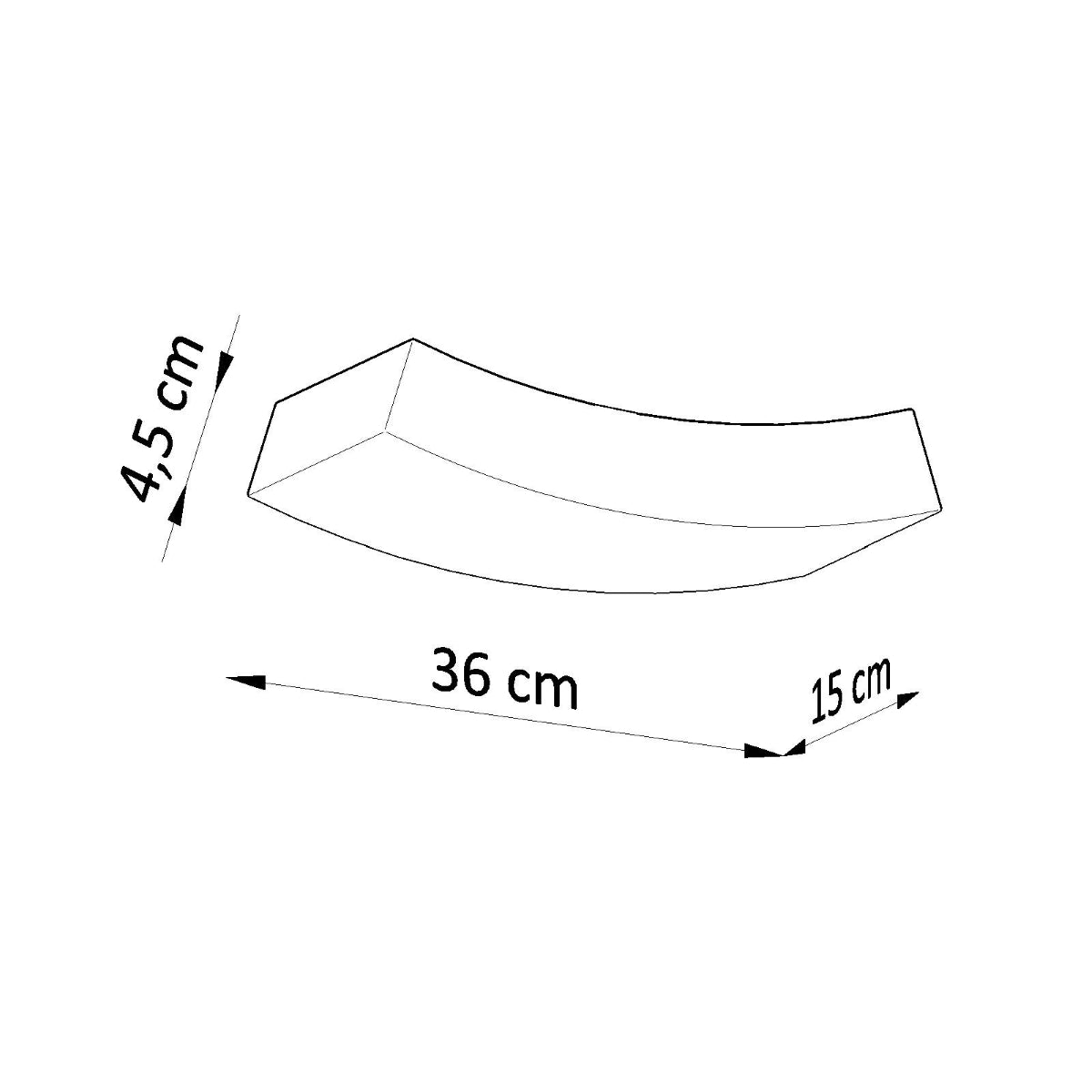 Applique Rampe Blanche Céramique