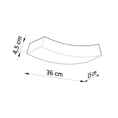 Applique Rampe Blanche Céramique