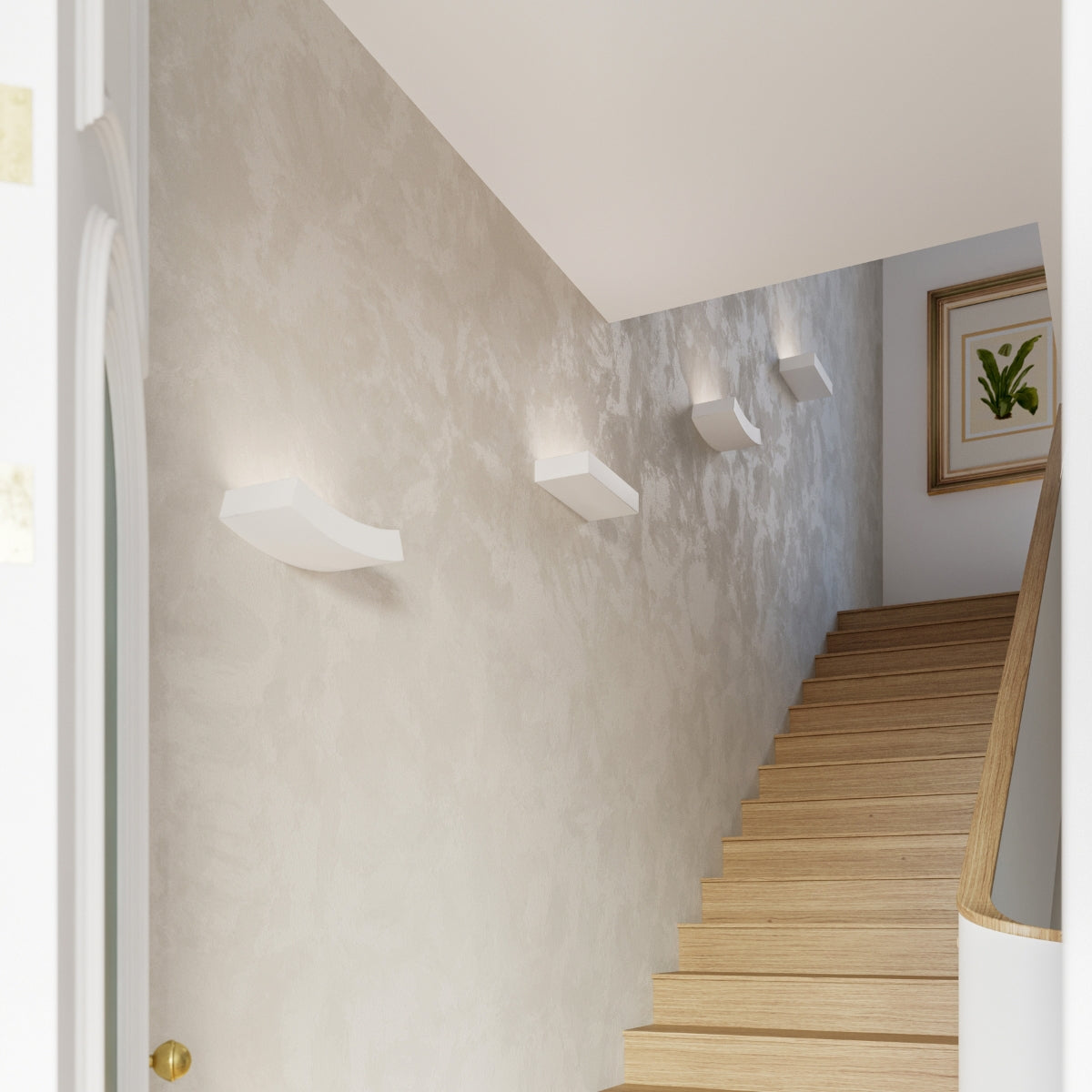 Applique Rampe Blanche Céramique
