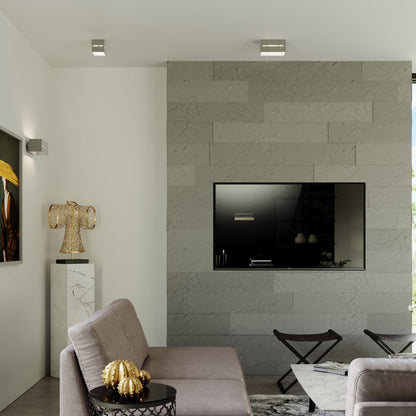Applique Rectangle Ouvert Grise