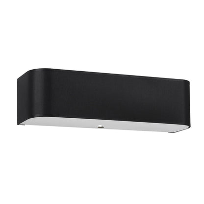 Applique Rectangulaire Noire en Tissu
