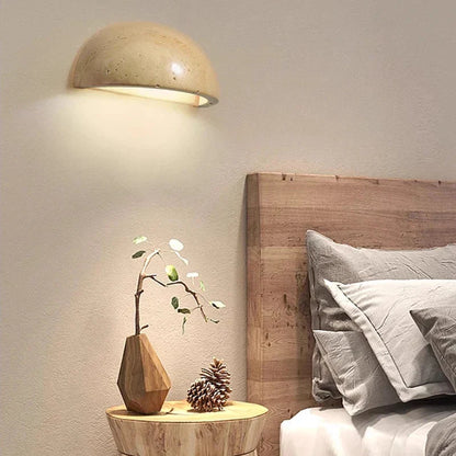 Applique Demi-Cercle Travertin Naturel