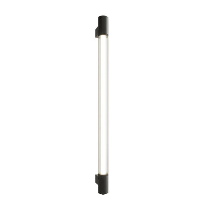 Applique Tube Noir Industriel