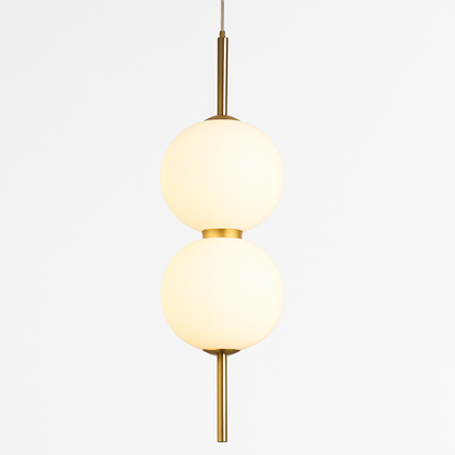 Boule de verre suspension pour chambre chevet lampe suspendue lustres de plafond éclairage moderne décoration entrée Luminaire Led