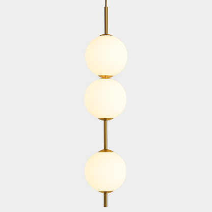 Boule de verre suspension pour chambre chevet lampe suspendue lustres de plafond éclairage moderne décoration entrée Luminaire Led