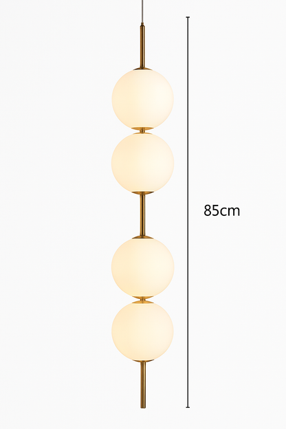 Boule de verre suspension pour chambre chevet lampe suspendue lustres de plafond éclairage moderne décoration entrée Luminaire Led