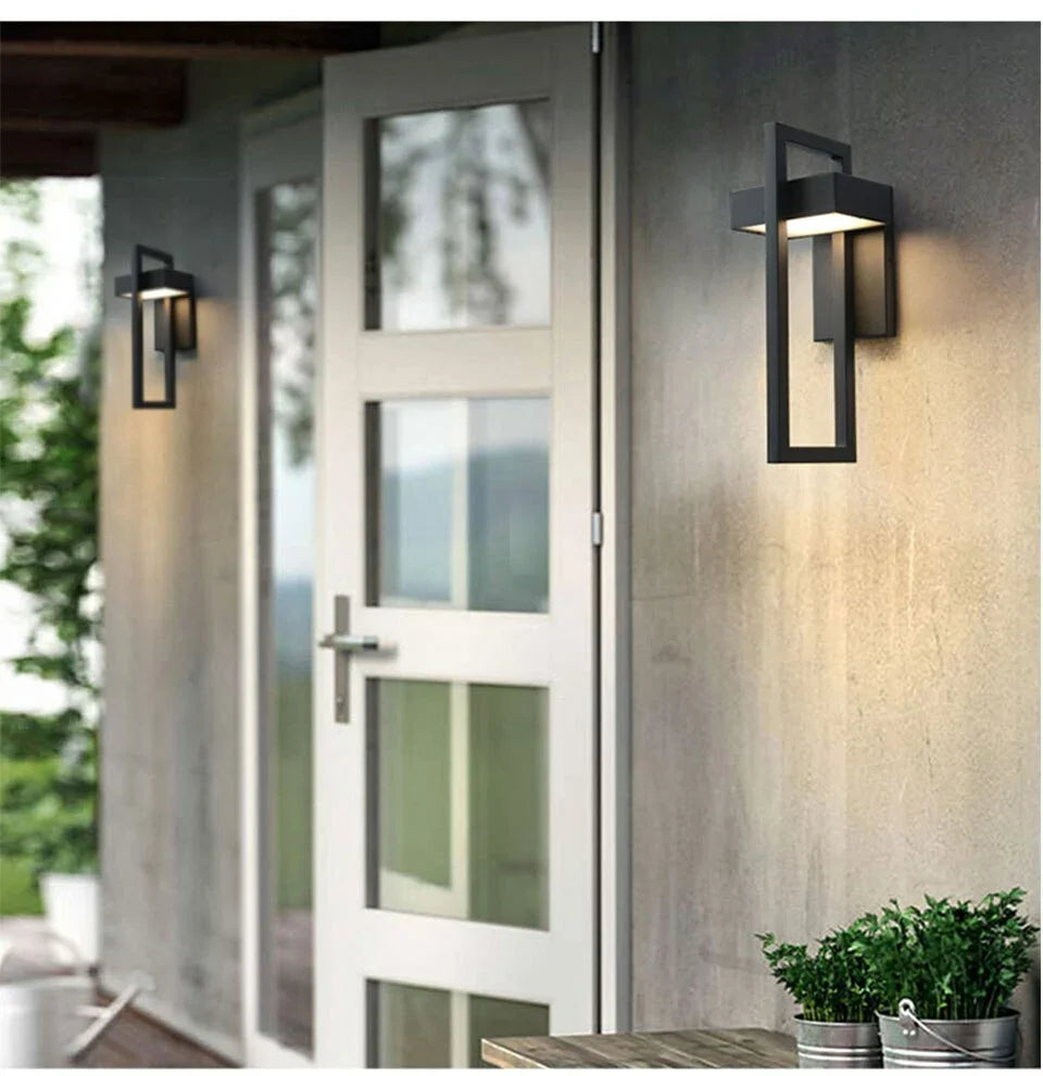 Applique LED Extérieur Acier Inox Alu IP65