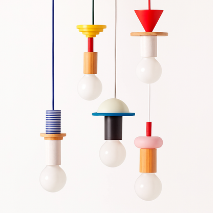 Lampe nordique bois suspension LED lumières cuisine décor à la maison lampe à main Restaurant plafond lustre Luminaire chambre Luminaire