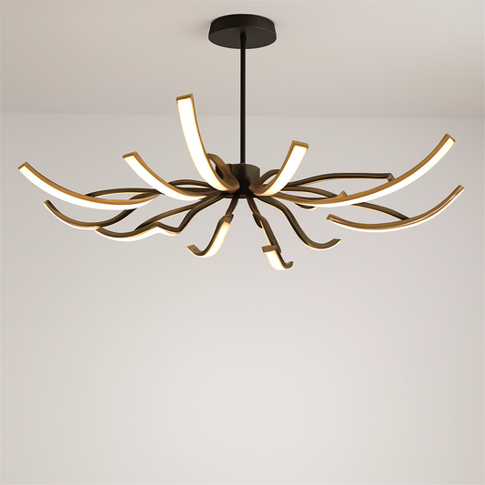 lustre araignée réglable design créatif pour décoration intérieure