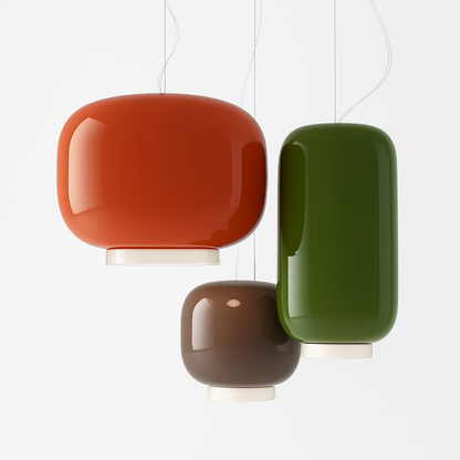 lustre design en verre pour bar et restaurant
