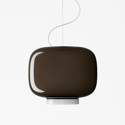 lustre design en verre pour bar et restaurant