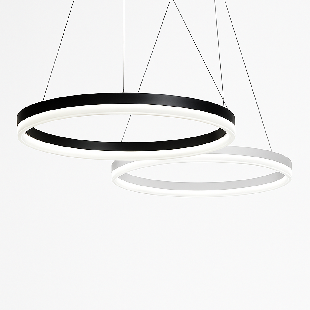Lustre design LED cercle moderne