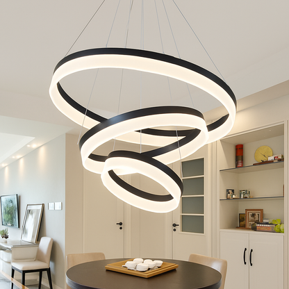 Lustre design LED cercle moderne