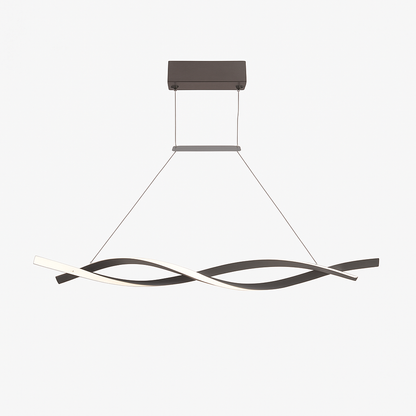 Lustre design LED en forme de vagues Callan