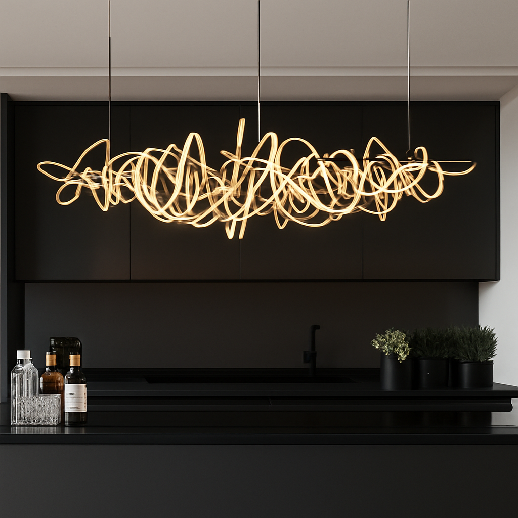 Lustre design à LED moderne Luxury