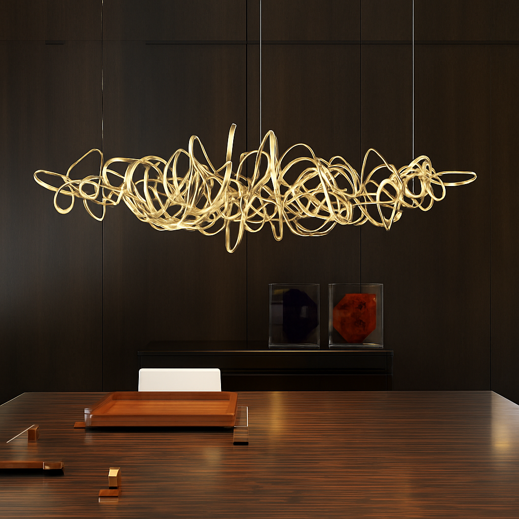 Lustre design à LED moderne Luxury