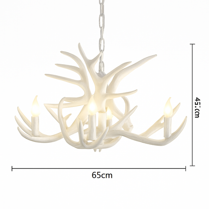 lustre en résine en forme de bois de cerf pour décoration de maison