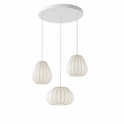 lustre en tissu wabi-sabi pour restaurant et bar décoratif