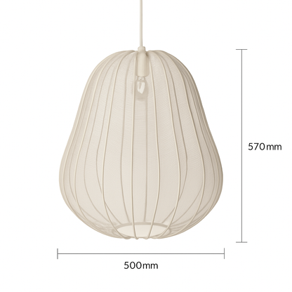 lustre en tissu wabi-sabi pour restaurant et bar décoratif