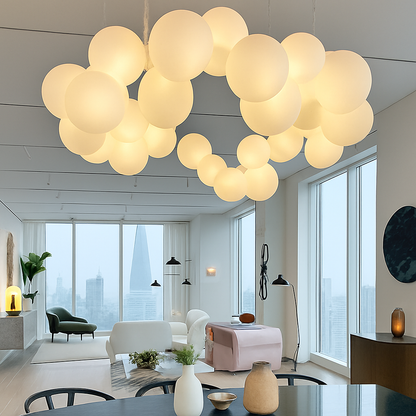 Lustre LED design moderne pour décoration intérieure