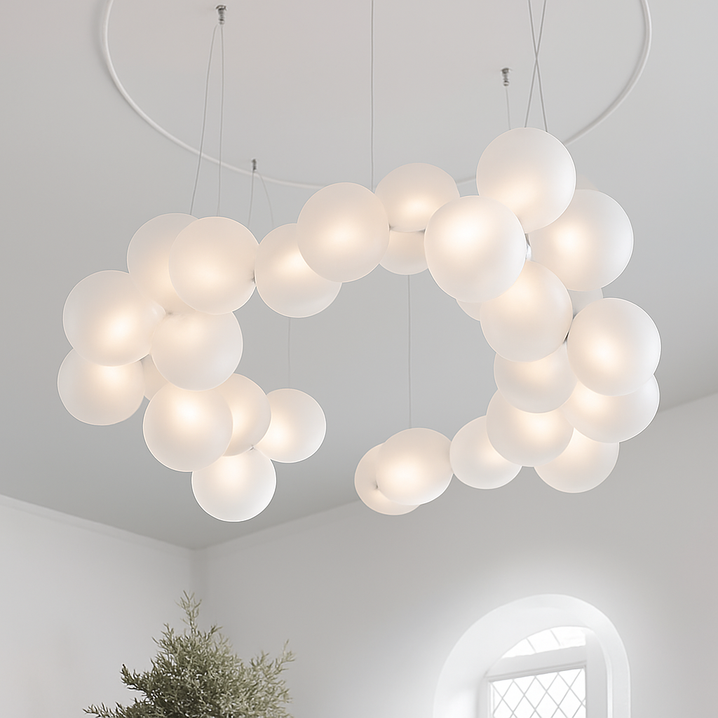 Lustre LED design moderne pour décoration intérieure