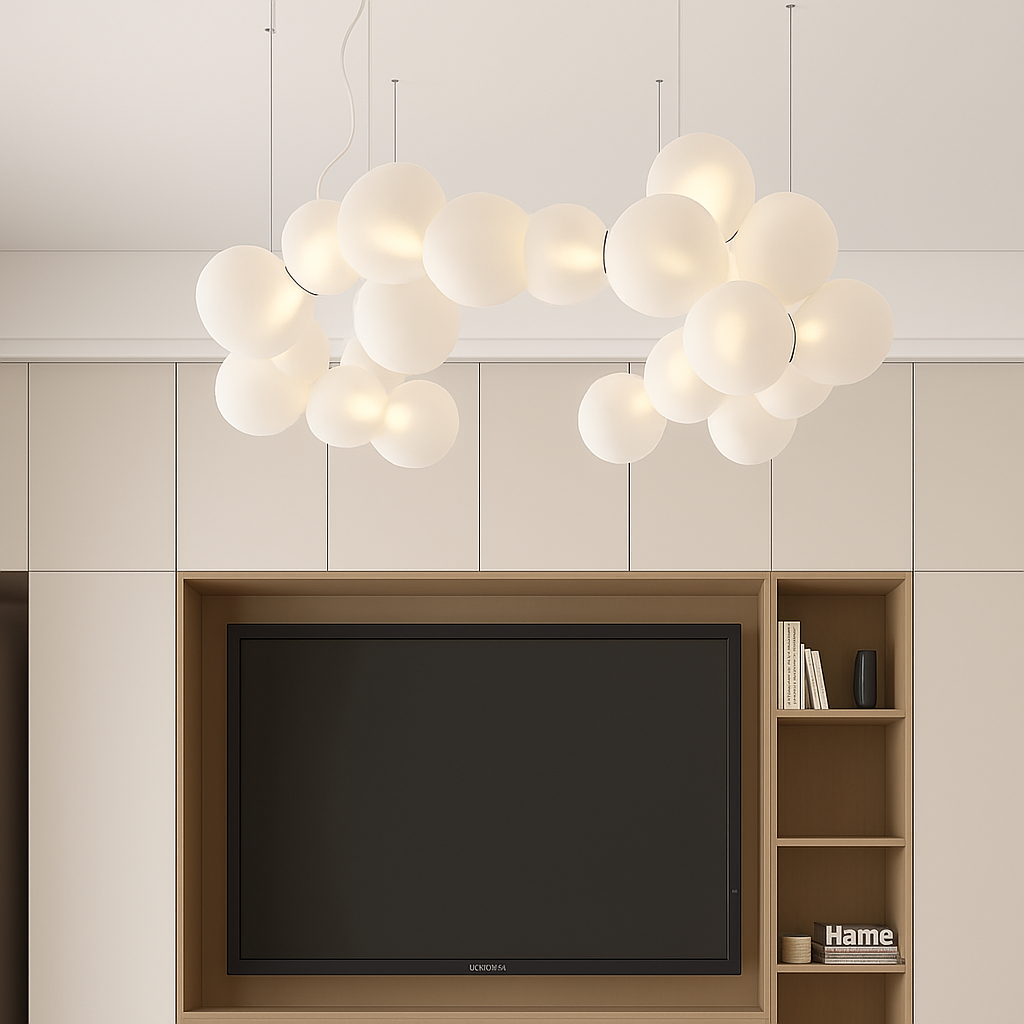 Lustre LED design moderne pour décoration intérieure