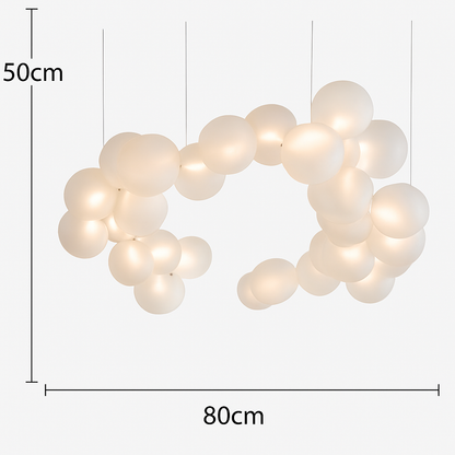 Lustre LED design moderne pour décoration intérieure