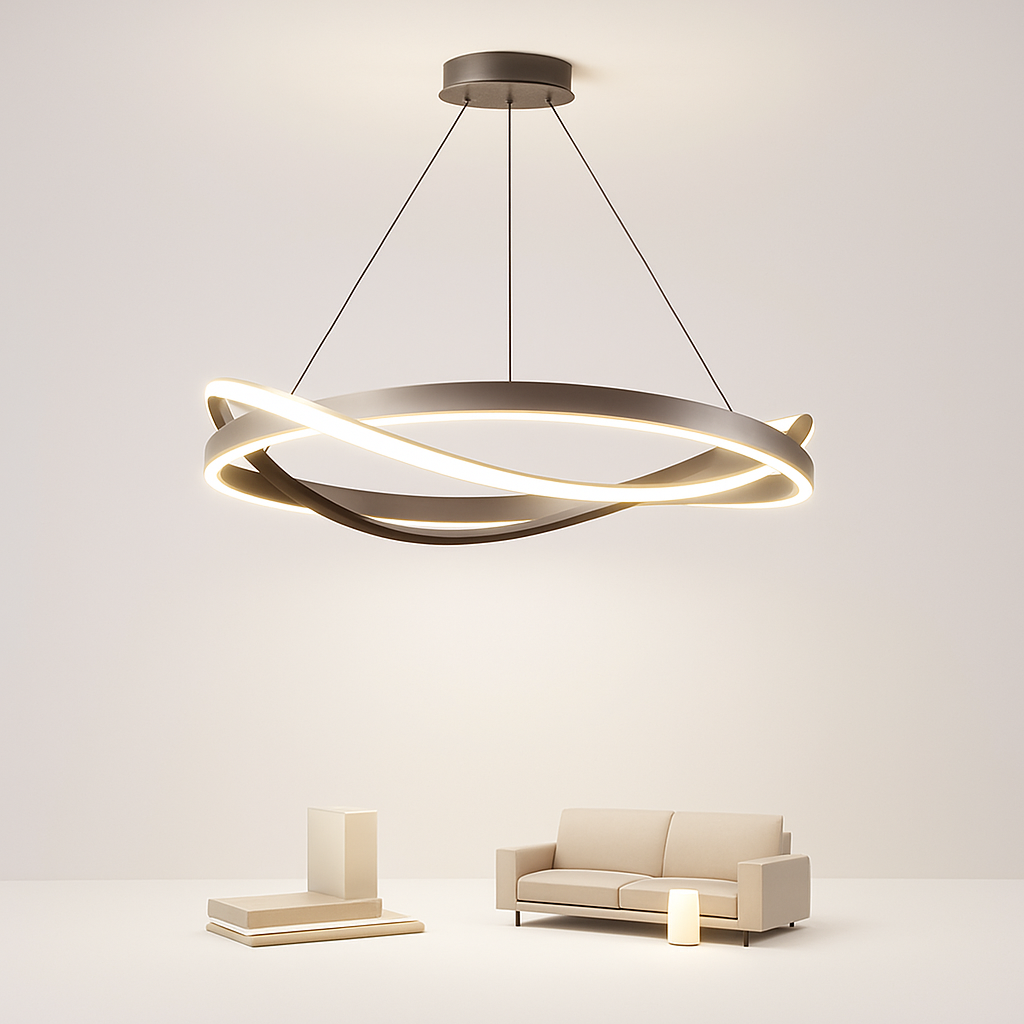 lustre led moderne pour éclairage intérieur suspension plafonnier