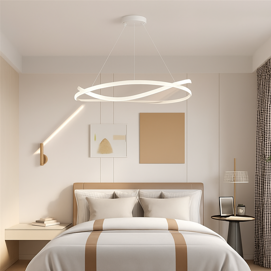 lustre led moderne pour éclairage intérieur suspension plafonnier