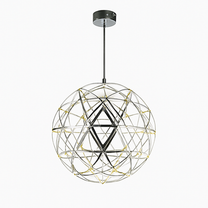 lustre led suspendu design moderne en forme de boule