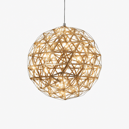 lustre led suspendu design moderne en forme de boule