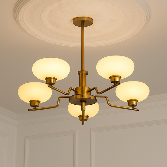 lustre led vintage style bauhaus éclairage suspendu créateur nordique