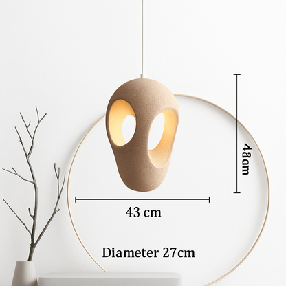lustre led wabi sabi designer pour décoration maison