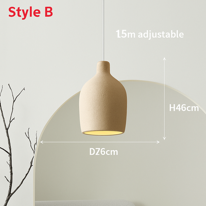 lustre led wabi sabi designer pour décoration maison