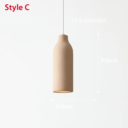 lustre led wabi sabi designer pour décoration maison