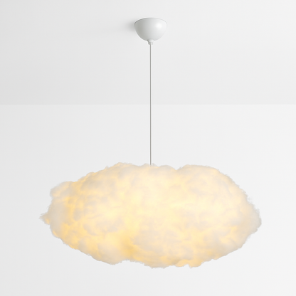 lustre moderne led en forme de nuage flottant pour restaurant