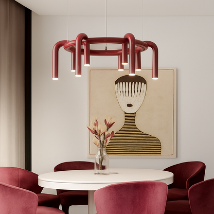Lustre moderne nordique salon restaurant
