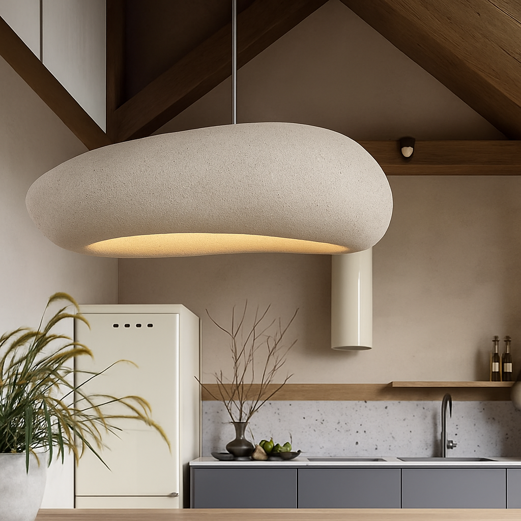 lustre suspendu moderne japonais fait main pour intérieur et café