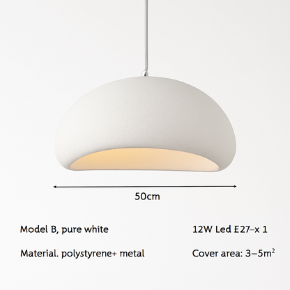 lustre suspendu moderne japonais fait main pour intérieur et café