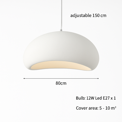 lustre suspendu moderne japonais fait main pour intérieur et café