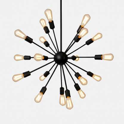 Lustre suspension en boule avec plusieurs bras Sputnik