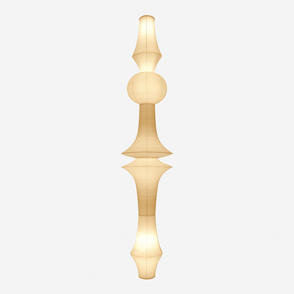 Nordique Wabi Sabi vent papier de riz suspension LED lumières salon chambre coin lustre Duplex Loft décor à la maison lampe de chevet